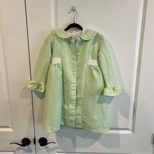 Vintage Green/white Two Piece Spring Dress